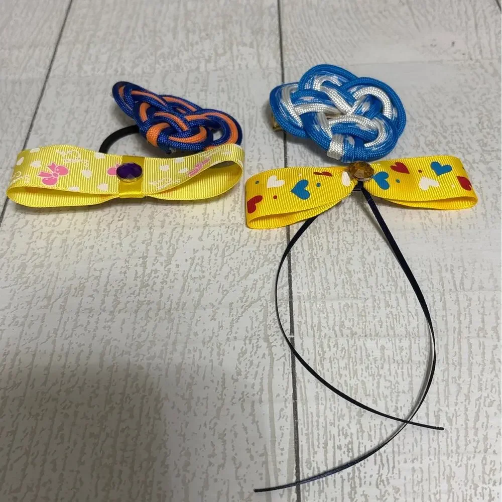 Girls 4 Piece Celtic Bow Hair Accessory Gift Set